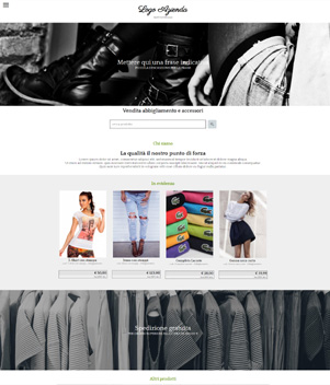 sito web modello n. 10005 per sito web per e-commerce