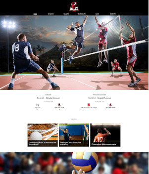 sito web modello n. 10088 per sito web per squadra di pallavolo